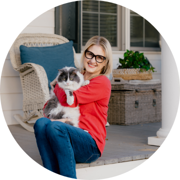 Debbie and cat