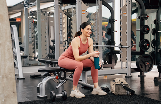 woman in gym